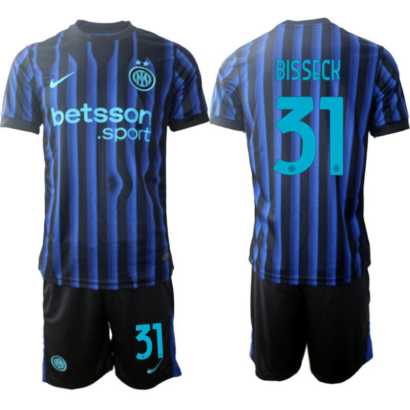 Men 2025-2026 Club Inter Milan CF home Black #31 Soccer Jersey